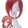 Love Live! Maki Nishikino Orange Short Cosplay Wigs