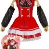 Love Live! Nishikino Maki Red Lovely Cosplay Costumes