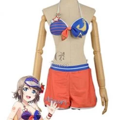 Love Live Sunshine Angel Aqours Unawaken You Watanabe Swimsuit Anime Cosplay Costumes