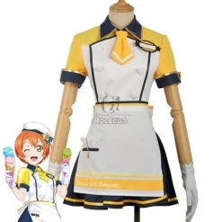 Love Live Icecream Hoshizora Rin Anime Cosplay Costumes
