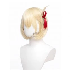 Lycoris Recoil Chisato Nishikigi Blonde Straight Cosplay Wigs -Anime Costumes store online lycoris recoil chisato nishikigi blonde cosplay wig3