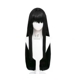 Lycoris Recoil Takina Inoue Black Straight Cosplay Wigs -Anime Costumes store online lycoris recoil takina inoue black straight cosplay wigs2