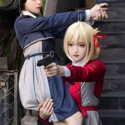 Lycoris Recoil Takina Inoue Cosplay Costume -Anime Costumes store online lycoris recoil takina inoue cosplay costume4 2