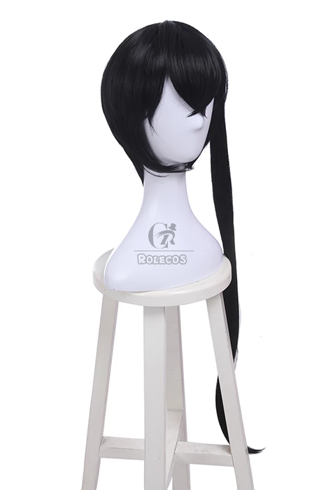 Magical Girl Raising Project Kano Sazanami Long Synthetic Black Cosplay Wigs 3 Magical Girl Raising Project Kano Sazanami Long Synthetic Black Cosplay Wigs - Image 3