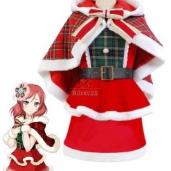 Love Live Nishikino Maki Christmas Dresses Cosplay Costumes