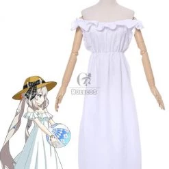 Fate/Grand Order Rider Marie Antoinette White Dress Cosplay Costumes