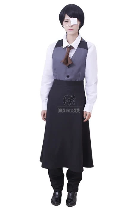 Tokyo Ghoul Kaneki Ken Work Clothes Cosplay Costume 2 Tokyo Ghoul Kaneki Ken Work Clothes Cosplay Costume - Image 2
