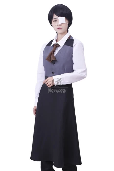 Tokyo Ghoul Kaneki Ken Work Clothes Cosplay Costume 3 Tokyo Ghoul Kaneki Ken Work Clothes Cosplay Costume - Image 3