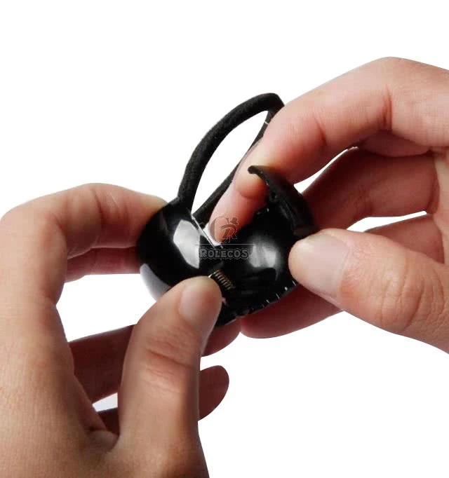 Miss Kobayashi's Dragon Maid Kanna Kobayashi Black Anime Cosplay Head Ropes 3 Miss Kobayashi's Dragon Maid Kanna Kobayashi Black Anime Cosplay Head Ropes - Image 3