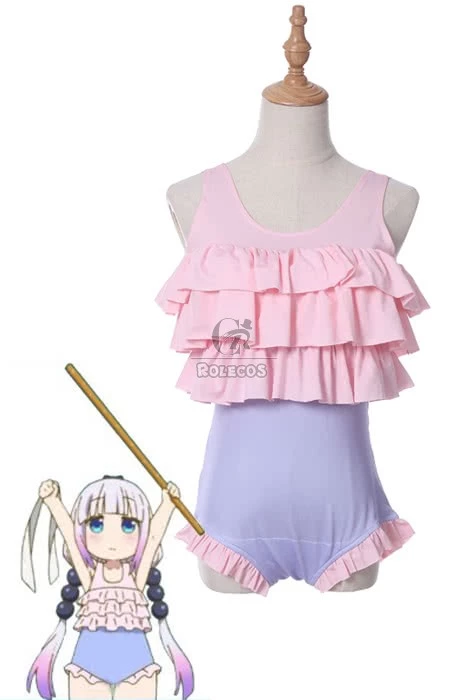 Miss Kobayashi's Dragon Maid Kanna Kobayashi Cosplay Swimming Suit 1 Miss Kobayashi's Dragon Maid Kanna Kobayashi Cosplay Swimming Suit