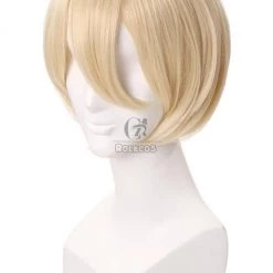 Yuri On Ice Yuri Plisetsky Blonde Short Synthetic Cosplay Wigs 8 Yuri On Ice Yuri Plisetsky Blonde Short Synthetic Cosplay Wigs -Anime Costumes store online ml143 1 2