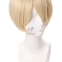 Yuri On Ice Yuri Plisetsky Blonde Short Synthetic Cosplay Wigs 9 Yuri On Ice Yuri Plisetsky Blonde Short Synthetic Cosplay Wigs -Anime Costumes store online ml143 1 3