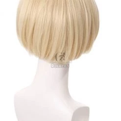 Yuri On Ice Yuri Plisetsky Blonde Short Synthetic Cosplay Wigs 10 Yuri On Ice Yuri Plisetsky Blonde Short Synthetic Cosplay Wigs -Anime Costumes store online ml143 1 4