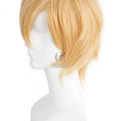 Blend S Dino 32cm Short Peach Straight Synthetic Hair Cosplay Wig -Anime Costumes store online ml171 2