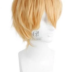 Blend S Dino 32cm Short Peach Straight Synthetic Hair Cosplay Wig -Anime Costumes store online ml171 3