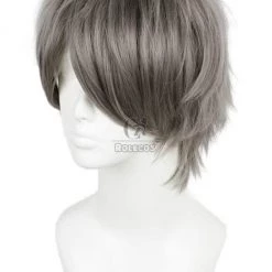 Haikyuu!! Kōshi Sugawara Short Grey Cosplay Wig Man Hair -Anime Costumes store online ml195 2 1