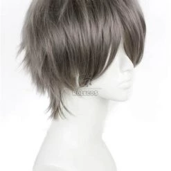 Haikyuu!! Kōshi Sugawara Short Grey Cosplay Wig Man Hair -Anime Costumes store online ml195 4 1