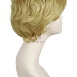 25cm Short Golden Sailor Moon Tenoh Haruka Cosplay Wig -Anime Costumes store online ml198 4 1