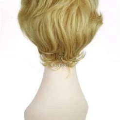 25cm Short Golden Sailor Moon Tenoh Haruka Cosplay Wig -Anime Costumes store online ml198 6 1