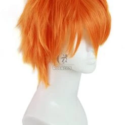 Haikyuu!! Hinata Syouy Short Bright Orange Man Hair Cosplay Wigs -Anime Costumes store online ml199 3 1