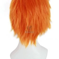 Haikyuu!! Hinata Syouy Short Bright Orange Man Hair Cosplay Wigs -Anime Costumes store online ml199 4 1