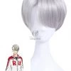 Yuri on Ice Victor Nikiforov Cosplay Wigs Men Short Light Gray Wigs