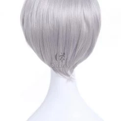 Yuri on Ice Victor Nikiforov Cosplay Wigs Men Short Light Gray Wigs 15 Yuri on Ice Victor Nikiforov Cosplay Wigs Men Short Light Gray Wigs -Anime Costumes store online ml242a 4