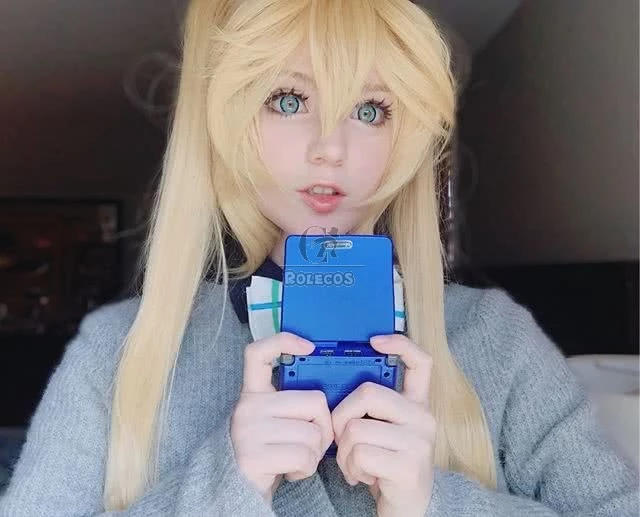 Anime Blend S Kaho Hinata Wigs Cosplay Long Yellow Curly Synthetic Hair 2 Anime Blend S Kaho Hinata Wigs Cosplay Long Yellow Curly Synthetic Hair - Image 2