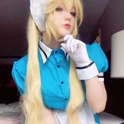 Blend S Kaho Hinata Blue Anime Cosplay Costumes -Anime Costumes store online ml296 9