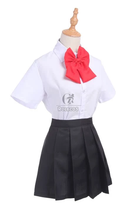 Movie Your Name Mitsuha Miyamizu School Uniforms Cosplay Costumes 3 Movie Your Name Mitsuha Miyamizu School Uniforms Cosplay Costumes - Image 3