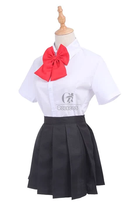 Movie Your Name Mitsuha Miyamizu School Uniforms Cosplay Costumes 4 Movie Your Name Mitsuha Miyamizu School Uniforms Cosplay Costumes - Image 4