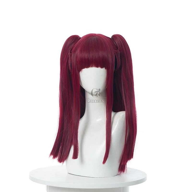 My Dress-Up Darling Marin Kitagawa Little Devil Wine Red Cosplay Wigs - Image 7