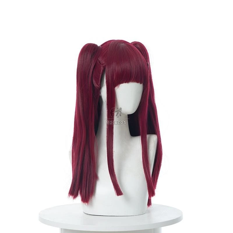 My Dress-Up Darling Marin Kitagawa Little Devil Wine Red Cosplay Wigs - Image 8