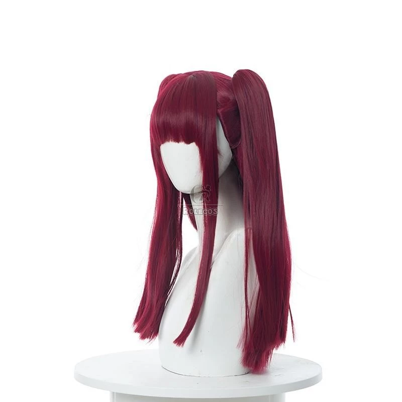 My Dress-Up Darling Marin Kitagawa Little Devil Wine Red Cosplay Wigs - Image 9