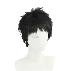 My Dress-Up Darling Marin Wakana Gojo Black Short Cosplay Wigs -Anime Costumes store online my dress up darling wakana gojo cosplay wig3