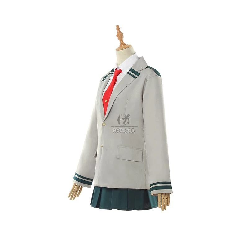 BNHA Tsuyu Asui Cosplay Costumes Students Uniforms - Image 5