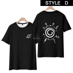 Naruto Black T-shirt Cosplay Costume -Anime Costumes store online naruto black t shirt cosplay costume4