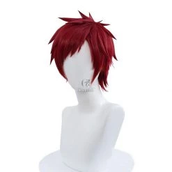 Naruto Gaara Red Short Cosplay Wigs -Anime Costumes store online naruto shippuuden gaara red short cosplay wigs 5 2