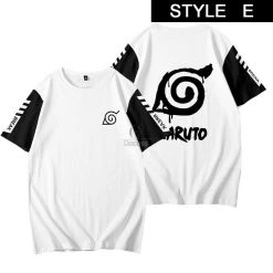 Naruto White T-shirt Cosplay Costume -Anime Costumes store online naruto white t shirt cosplay costume5