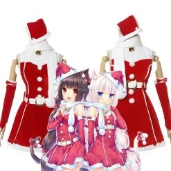 NEKOPARA Chocolat & Vanilla Christmas Dress Cosplay Costume