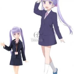 Suzukaze Aoba New Game Coat Anime Cosplay Costumes