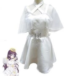New Game!! Takimoto Hifumi White Dress Cosplay Costumes