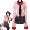 Owarimonogatari Oshino Ougi Anime Girl Cosplay Costumes