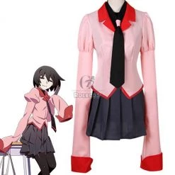 Owarimonogatari Oshino Ougi Anime Girl Cosplay Costumes