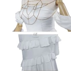 Overlord Albedo White dress Cosplay Costume -Anime Costumes store online overlord albedo white dress cosplay costume 1