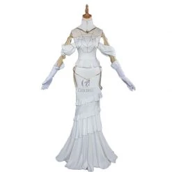 Overlord Albedo White dress Cosplay Costume -Anime Costumes store online overlord albedo white dress cosplay costume 4