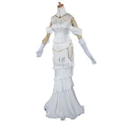 Overlord Albedo White dress Cosplay Costume -Anime Costumes store online overlord albedo white dress cosplay costume 5