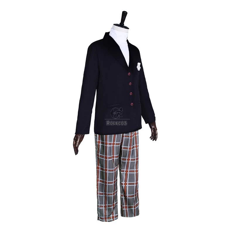Persona 5 Joker Black Uniform Suit Game Cosplay Costumes - Image 4