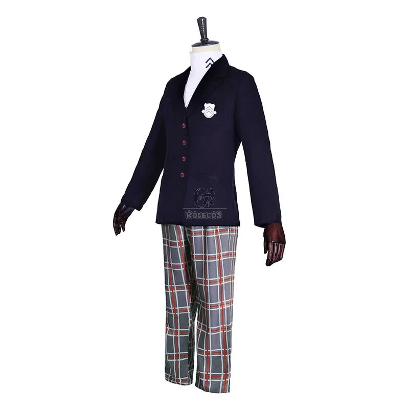 Persona 5 Joker Black Uniform Suit Game Cosplay Costumes - Image 3