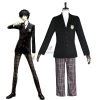 Persona 5 Joker Black Uniform Suit Game Cosplay Costumes